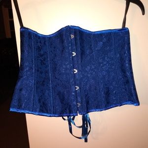 Corset with thong panty